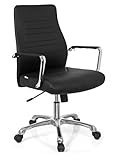 hjh Office 720006 TEWA Fauteuil de bureau Tissu Noir