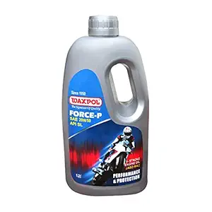 Waxpol Force P 4T 20W-50 API-SL (4 Stroke Engine Oil) - 1.2 L for Pulsar