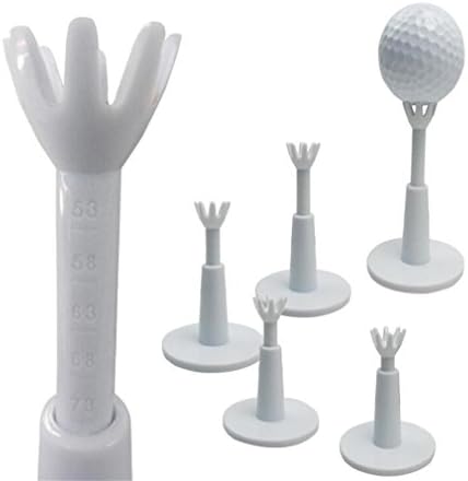 Nola Sang Golf Ball Tee Plastic Stud Base Ladder Length Adjustable Personal Exercise Supplies Accessories *4 PCS