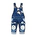 Happy Cherry Baby Boy Girl Bib Pants Dungarees Jeans Bear Animal Overalls Jumpsuit Jean Body Quality Clothing Children Washed Breeches Blue Toddler 6-12 Months