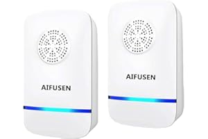 HNYGS-EU Repellente Ultrasuoni per Zanzare, Antizanzare Ultrasuoni per,Topi, formiche, Insetti, Ratti, Scarafaggi, Mosche, Pulci- Repeller ultrasonico Controllo dei parassiti di Human & Pet Friendly (2 Pack)