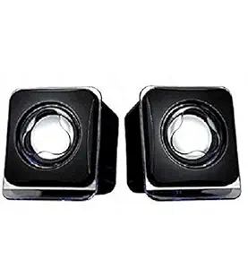 iBest Terabyte 1 Watt 2.0 Channel USB Speaker (Black)