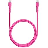 ttec USB-C - USB-C 120cm 60W PD/QC Hızlı Şarj/Data Kablosu Neon 2DK59N (Neon Pembe)