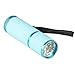 Sanwood 9 LED Portable Mini UV Gel Nail Polish Curing Dryer Lamp Beauty Tool (Blue)