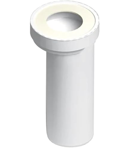 Ugello Di Scarico WC Regolabile In PVC, Dritto O Eccentrico (offset 2, 5, 10 Cm) - Con Guarnizione A Tenuta Stagna