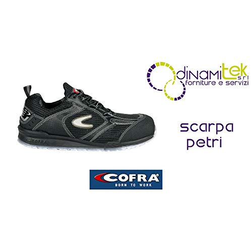 Cofra Petri S1, Scarpe antinfortunistiche, Nero, 43 EU