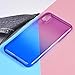 Produktbild QINPIN TPU-Schutzhülle mit Farbverlauf Einzigartige Schutzhülle für iPhone XS 5.8 Zoll
