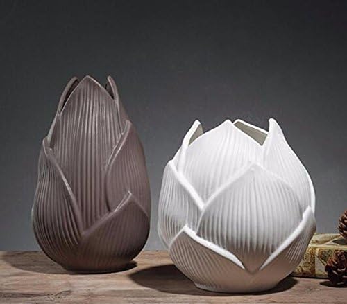 JRFBA Chinese Vase Zen Shelf Ornaments Nordic Style Tv Cabinet Table Living Room Setting Simulation Flower,C