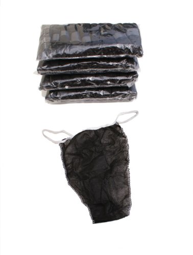 Disposable G-Strings Black (100)