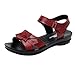 Produktbild Leder Damen Mutter Flache weiche Strand Sandalen römische Schuhe Schuhe