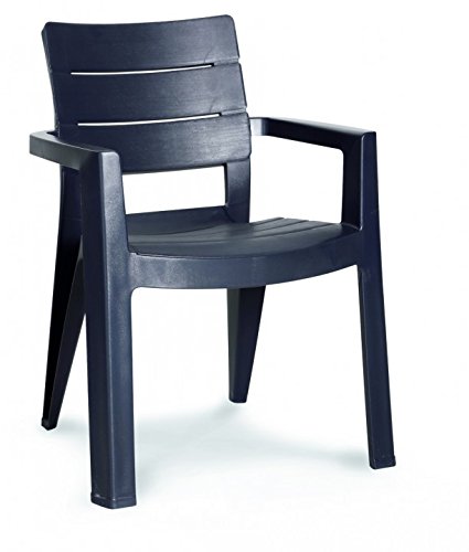 Preisvergleich Produktbild BEST 12508050 Stapelsessel Pisa, graphit