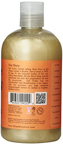 Shea Moisture Coconut & Hibiscus Curl & Shine Shampoo 13oz - 3