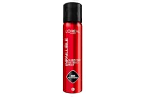 L'Oréal Paris - Spray Fixateur de Maquillage - Waterproof - Sans Transfert - Formule Légère - Non Collant - Résistant à l'Eau et à la Transpiration - Tenue Jusqu'à 36h - Infaillible - 75 ml