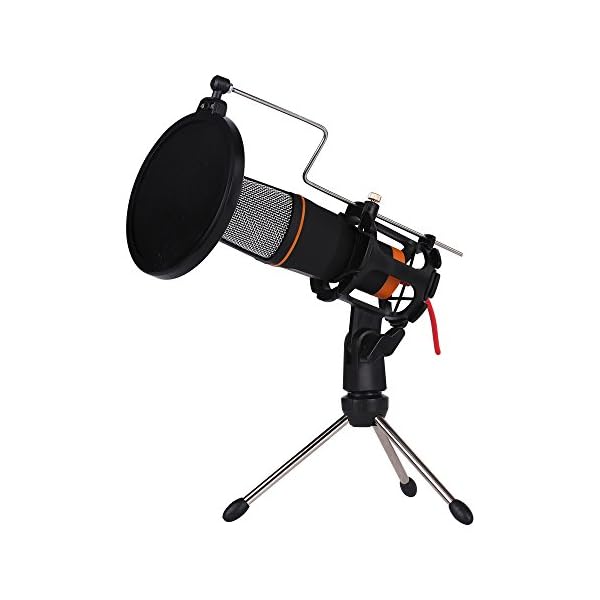 WOXTER Mic Studio Black - Micrófono condensador profesional para ordenador. Entrada: 3.5mm, trípode ajustable en… - Image 3