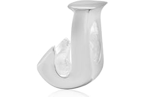 YIRONG JEWELRY Abalorio de plata de ley 925 con diseño de letra A-Z, se adapta a pulseras Pandora