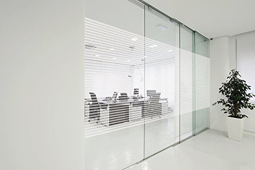 Fensterschutzfolie, 40cm x 150cm, zur Dekoration und Sichtschutz für Büro, fensterfolie selbstklebend, FANCY-FIX - 2
