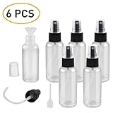 Flacon Vaporisateur Vide 6 Pcs* 50ml Plastique Atomiseur de Poche Spray, pour Vo