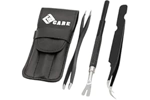 YSCARE 3 Tailles Set Tire Tique - Retireur de Tiques Fiable pour Chiens, Chats, Chevaux Et Hommes - Retire Tique - Parfait pour Tout Kit d'urgence Tiques