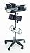 Efalock Colour James Trolley on Wheels Rack 90 cm – Black