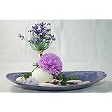 Schale in lila/rosa/weiß -Tischgesteck,Tischdeko mit künstlichen Blumen