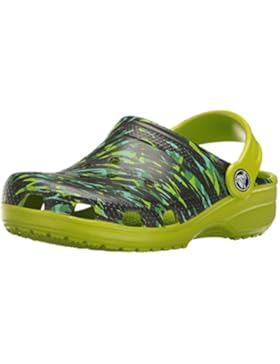 crocs Unisex-Kinder Classicgrphclgk Clogs