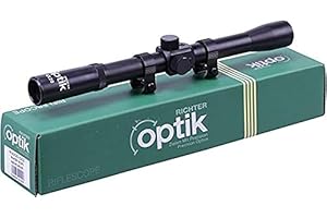 IHUNTER Richter Optik 4x20 Crystal Riflescope With 11mm 3/8 Mounts Air Rifle Scope