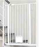 Impag® Extrahoch 105 cm Treppenschutzgitter 75 - 149 cm für einseitiges Geländer 2 Y-Adapter zum Klemmen ohne Bohren Nala + 2 + 2