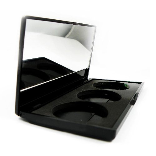 BF New Pro 3-Pan Empty Palettes Case With Mirror For Makeup Palettes Make Up Shades Eyeshadow