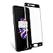 Bracevor 4D Oneplus 5 Tempered Glass | One Plus 5 Screen Guard | Premium Full Front Body Cover | Edge to Edge Screen Guard protector - Black RS.499.00