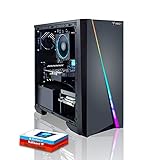 Fierce RGB Gaming PC - AMD Ryzen 5 2600X 4.2GHz, NVIDIA GTX 1650 4GB, 8GB 3000MHz, 1TB Hard Drive, Windows 10 Installed (Crusader 1135711)