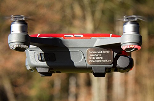 Preisvergleich Produktbild Roboterwerk Drohnen-Kennzeichen aus, Titan, Drohnenplakette, Plakette Quadrocopter, Kennzeichen Drohne, Drohnenkennzeichen, Drohnen Kennzeichnung, Drohnenkennzeichnung, Modellflug