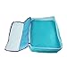 [Official Shop] BXT Travel Essential Bags-in-Bag,Travel Storage Suitcase Tidy Laundry Mesh Bag Clothes Pack Organiser Set of 5- Blue