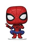 marvel spiderman figur zubehör POP! Vinyl Funko 39403 POP Vinyl Far from Home: Spider-Man (Hero Suit) Disney Marvel Siper Sammelbares Spielzeug, Mehrfarben