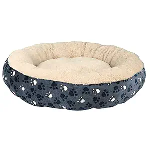 TRIXIE TRIXIE Tammy Bed for Pets - Dogs, Cats, Blue/Beige, Medium, 925.33 Gram (4011905373775)