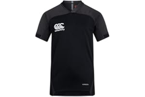 Canterbury Junior Unisex Vapodri Evader Hooped Rugby Jersey | Vapodri Technology | Pro Athletic Fit | Durable Rugby Jersey (Pack of 1)