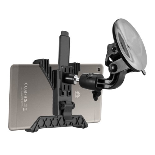 kwmobile KFZ Scheiben Halterung für Huawei MediaPad M1 8.0 – PKW Auto Halter mit Saugnapf in Schwarz - 2