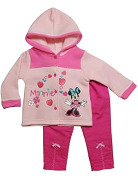 Minnie Mouse Kollektion 2017 Jacke und Hose 68 74 80 86 92 Mädchen Hose mit Innenfleece Neu Sweatjacke Maus Set