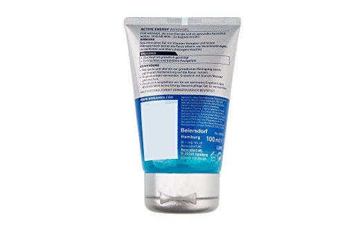 NIVEA Men, 2er Pack Gesichtspflege Waschgel, 2 x 100 ml Tube, Active Energy - 2