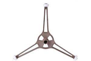 TOSSPER Universal Microonda Rodillo Apoyo Guía Anillo Apoyo del Plato Giratorio del Sostenedor del Soporte Placa Plana con Un Triple Brazo Cocina Herramienta