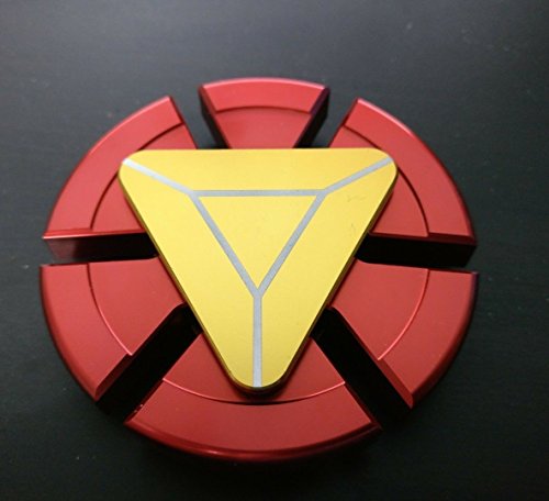iWave Fidget Spinner Toy Relieve Stress High Speed Focus Toy (Iron Man Color)