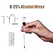 Produktbild Bluelover 0-25 Grad Glas Wein Alkohol Meter Weinwaage Konzentration Mess-Werkzeug