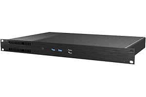 Akasa Galileo TU3 Plus Thin-Mini-ITX 1U Gehäuse, OEM - czarny