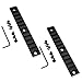 Produktbild 2pcs 13 Slot Jagd 135mm x9mm x20mm Weaverschiene für Keymod Montage