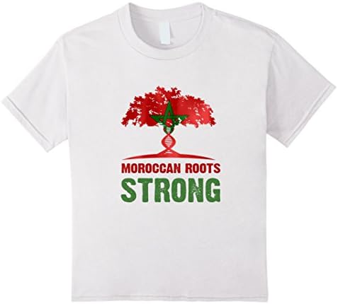 unisex-child Moroccan Roots Strong Morocco T-shirt 6 White