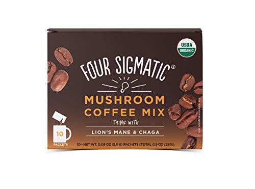Four Sigmatic - Préparation de café de champignon avec la crinière et le Chaga du lion - 10Paquet (s)