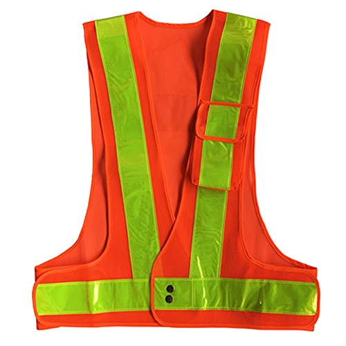 Preisvergleich Produktbild LULUDP Sicherheitswesten Reflektierende Weste Sicherheit Laufen im Freien hohe Sichtbarkeit Reflektor-Kleidung für Männer, Frauen am besten für Joggen, Radfahren, Gehen, Motorrad (31.5-51.2inches) Ref