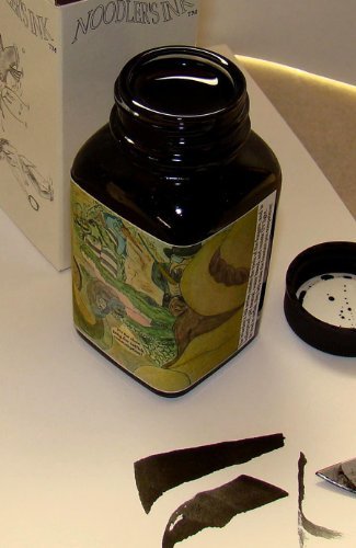 Noodler's Ink Refills Wardens Bad Black Moccasin Bottled Ink - ND-19061 by Noodler's Ink