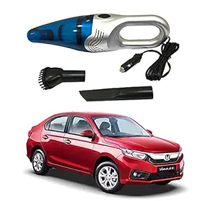 Oshotto - 100W Heavy Duty Super Suction 12V Car Vacuum Cleaner Compatible with Hyundai Santro 2018-2021 - Red