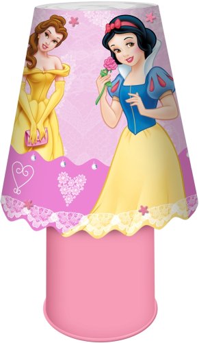 Preisvergleich Produktbild Disney PRINCESS hearts and crowns Tischlampe Kinderlampe