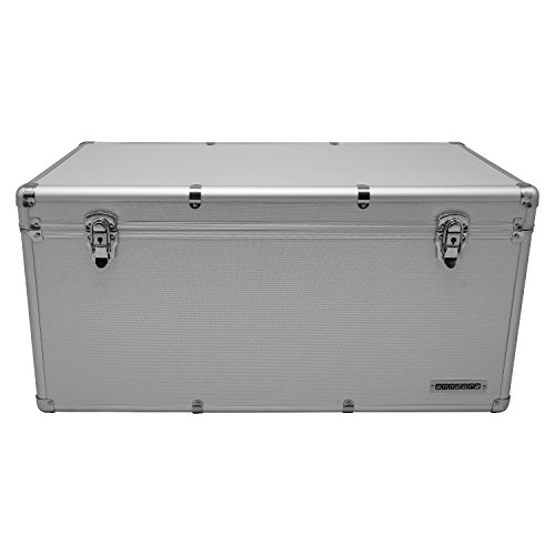 Aluminium-Rahmenkoffer Transport-Box, Koffer in Silber mit 82 Liter Volumen - 2